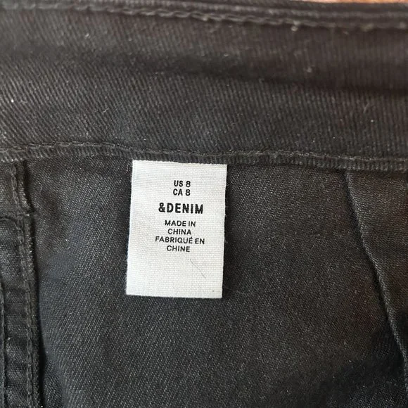 Short Distressed Denim Skirt - Picture 6 of 6